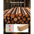 thumbnail image 6 of VEVOR Wooden Garden Stakes, 25 Pcs 48x0.75x0.75 in Survey Grading Stakes, Garden Ground Stake with Sharp Point, Fir Wood Plant Support Stake, Sign Posts for Silt Fence Backyard Boundaries Baselines, 6 of 9