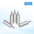 thumbnail image 3 of 6pcs M2x6mm Male to M3x16mm Female Thread Spacer Standoffs Screws, 3 of 6