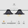 thumbnail image 3 of Globe Electric Palma 5W 10 Light G12 Incandescent String Light Set, Clear, 3 of 7
