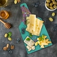 thumbnail image 5 of Ecuador Cutting Board, Republic of Ecuador Map Colorful Doodle with Main, Decorative Tempered Glass Cutting and Serving Board, in 3 Sizes, by Ambesonne, 5 of 5