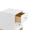 thumbnail image 6 of Storkcraft California 2 Drawer Nightstand, White and Driftwood, 6 of 12