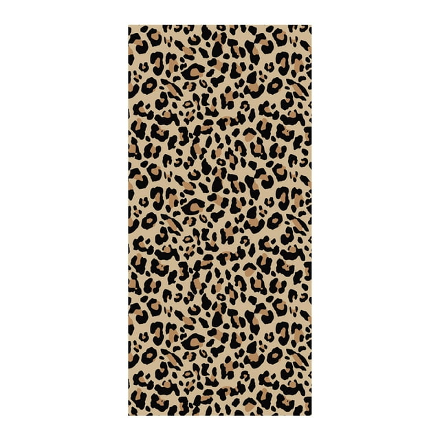 Oversized Bath Towel Microfiber Beach Towel Leopard Pattern Bath Towel Sand Proof Beach Blanket