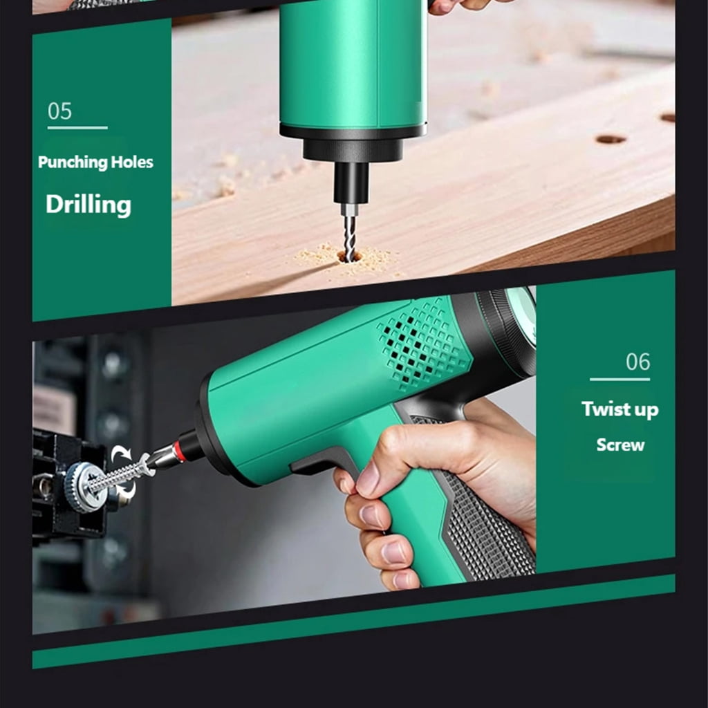 Fast Type C Charging Electric Screwdriver Kit 1500mAh Battery High Torques