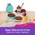 thumbnail image 3 of Kinetic Sand Scents, Ice Cream Treats Playset with 3 Colors Scented Play Sand & 6 Tools, Sensory Toys for Kids Ages 3 and up, 3 of 10