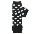 thumbnail image 4 of Wrapables® Baby 3-Pair Half Ruffle Leg Warmers, Red, Black, Gray, 4 of 7