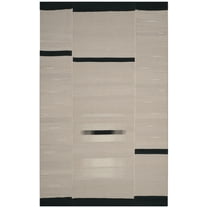 SAFAVIEH Kilim Wade Geometric Wool Area Rug, Grey, 4' x 6'
