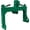 Green, variant on Rugerasy 3-Point Quick Hitch for Tractors,2in Receiver,5-Level Adjustable Bolts-Durable Construction,Easy Attachment for Implements,Mowers,Orange