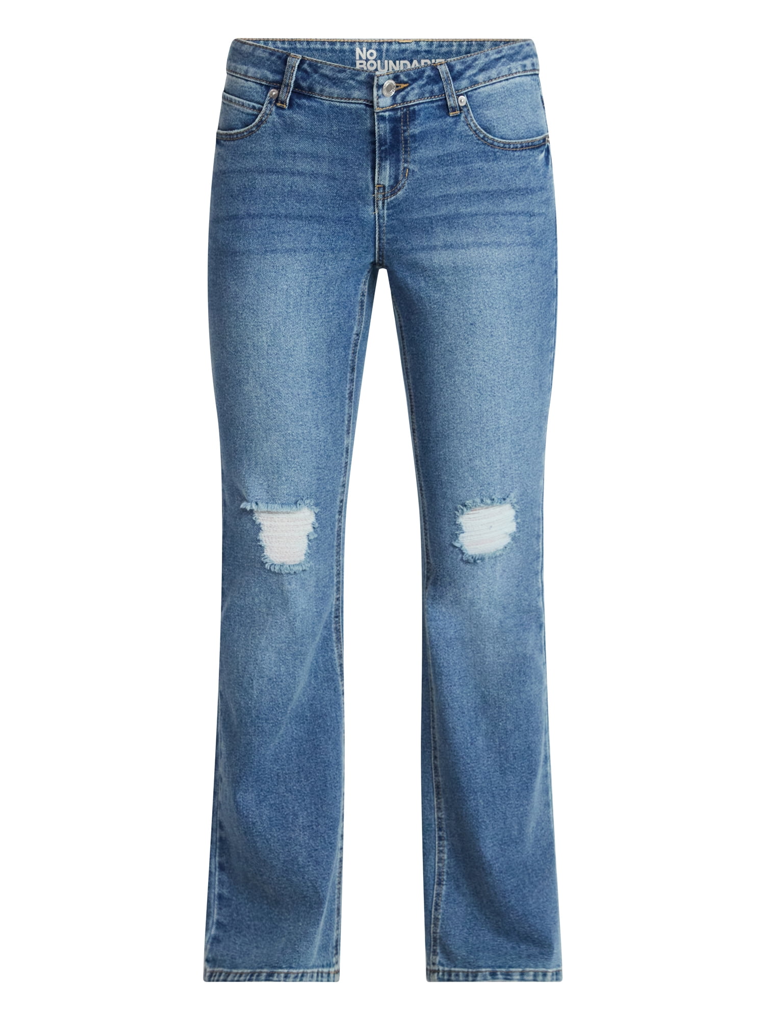 No Boundaries Low Rise Specialty Flare Jeans, 31" Inseam, Women's 00-18