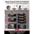 thumbnail image 2 of Estante organizador para ollas y sartenes MUDEELA, armario de cocina de 8 niveles, 2 of 6
