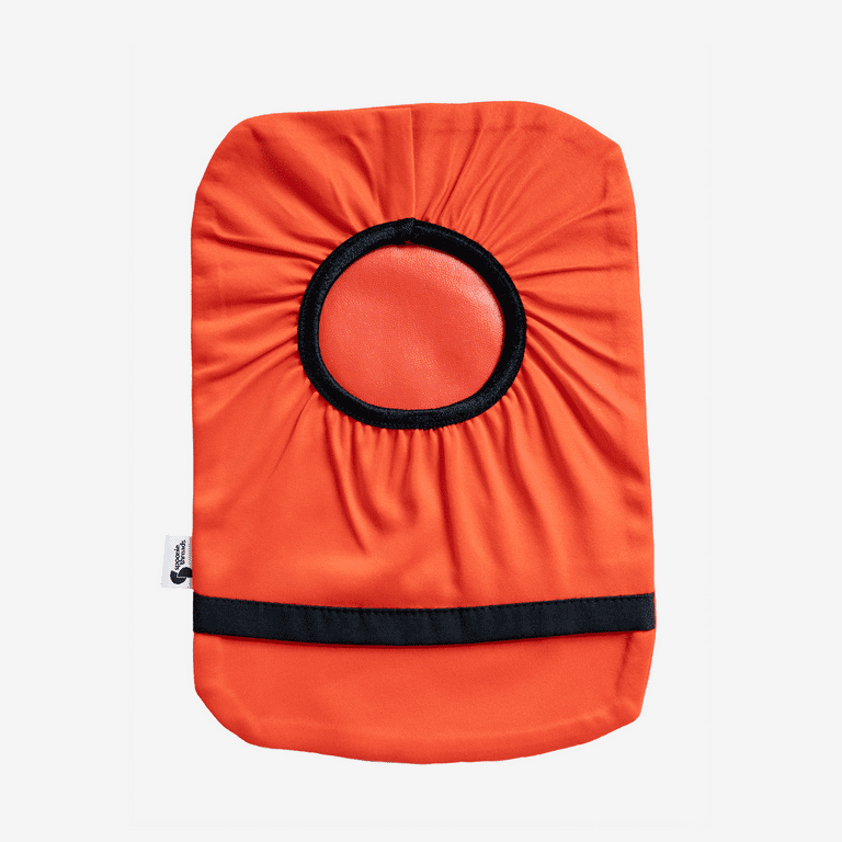 Orange Elastic Ostomy Bag Cover 5x8 / Large 