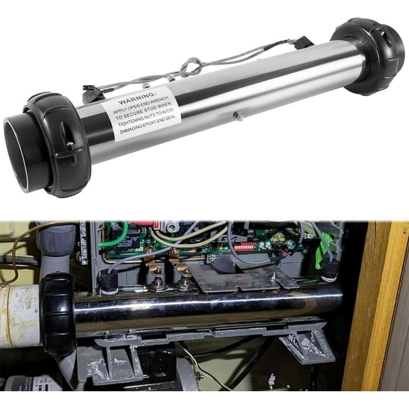 Heater Assembly w/Sensors Fits for Balboa VS, EL, TS, GS, BP Control Systems Hot Tub Spa Heater Element Works on 4.0kW 240V / 1.0kW 110V-120V