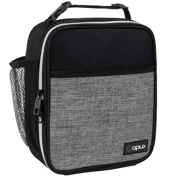 Lonchera Premium Aislada Opux Gris Jaspeado para Adultos