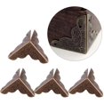 thumbnail image 1 of 12 pcs Decorative Corner Protectors for Metal Jewelry Box Gift Case(Bronze), 1 of 5