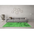 thumbnail image 3 of Ahgly Company Indoor Rectangle Oriental Green Industrial Area Rugs, 5' x 8', 3 of 4