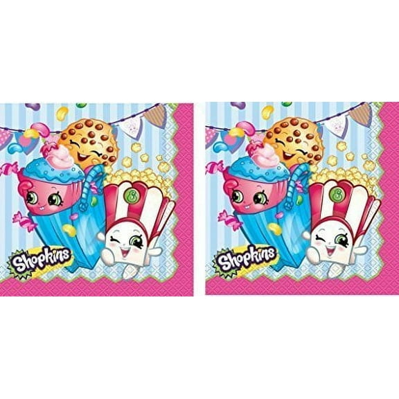 Shopkins Party Napkins, 32ct
