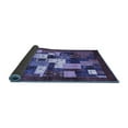 thumbnail image 2 of Ahgly Company Indoor Rectangle Abstract Blue Contemporary Area Rugs, 3' x 5', 2 of 4