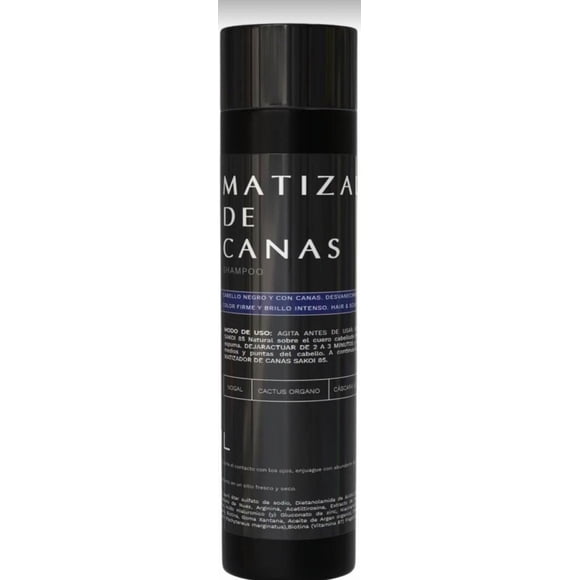SHAMPOO MATIZADOR DE CANAS Y CABELLO NEGRO