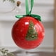 thumbnail image 3 of 8cm 1pc Christmas Ball Decoration Xmas Tree Ornaments Pendant Elk Santa Snowman Pattern Hanging Balls Home New Year Gift Navidad, 3 of 5