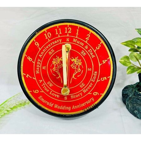 Anniversary Sundial Gift Garden Sundial Compass for Husband or Wife Men 1st Wedding Anniversary Mom & Dad 50th 40th 25th 20th Year