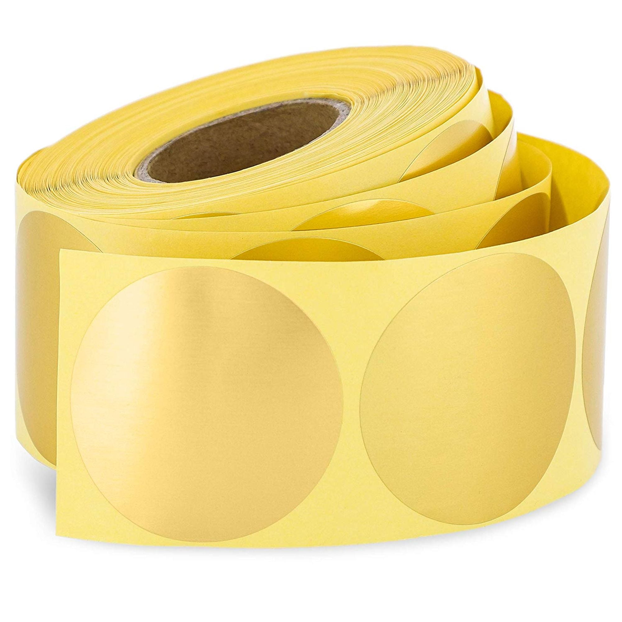 500Pack Metallic Gold 2Inch Round Dot Sticker Labels for Wedding