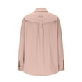 thumbnail image 4 of WCJM Women's T Shirts Women Shirts Women's Long Sleeve V Neck Solid Color Cardigan Shirt Casual Fit Shrinkable Sleeve T Shirt Tops, 4 of 6