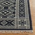 thumbnail image 3 of Safavieh Kilim Zavanna Tribal Wool Area Rug, Black/Ivory, 5' x 8', 3 of 11