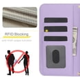 thumbnail image 6 of REQO for iPhone 15 Pro Max Wallet Case with 5 Credit Card Slots and Cash Slot,RFID Blocking PU Leather Magnetic Clasp Kickstand Cover, 6 of 9