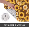 thumbnail image 6 of Rateoe Vintage Wood Grain Sunflower A Pattern Flannel Door Mat Indoor Outdoor Entrance, Waterproof All-Weather Doormat,Fade Resistant, Low Profile Entryway Mat 16x24in, 6 of 7