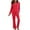 Red, variant on hotojiny 2 Piece Pajama Sets for Women Soft Sleepwear Outfits Lounge Striped Long Sleeve Button Down Shirts Pants Matching Sets