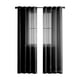 thumbnail image 2 of Cortinas semitransparentes negras, 98 pulgadas de largo, 2 of 7