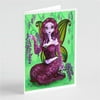 Fairy Lady Wisteria Greeting Cards & Envelopes - Pack of 8