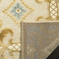 thumbnail image 4 of SAFAVIEH Martha Stewart Kader Floral Area Rug, Taupe/Cream, 3'3" x 5'3", 4 of 8