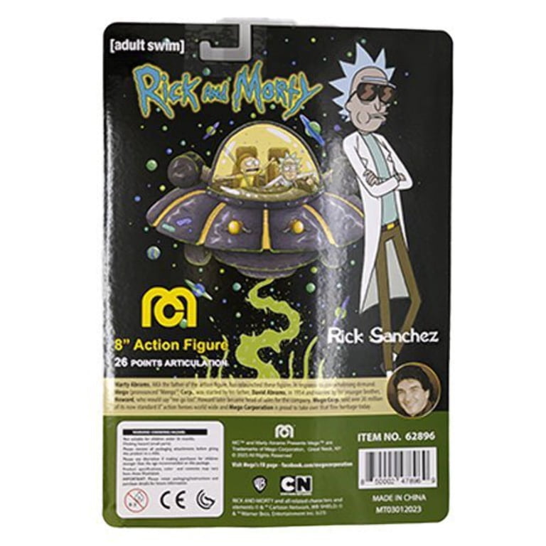 Official Rick Sanchez 8-Inch Mego Action Figure from Rick and