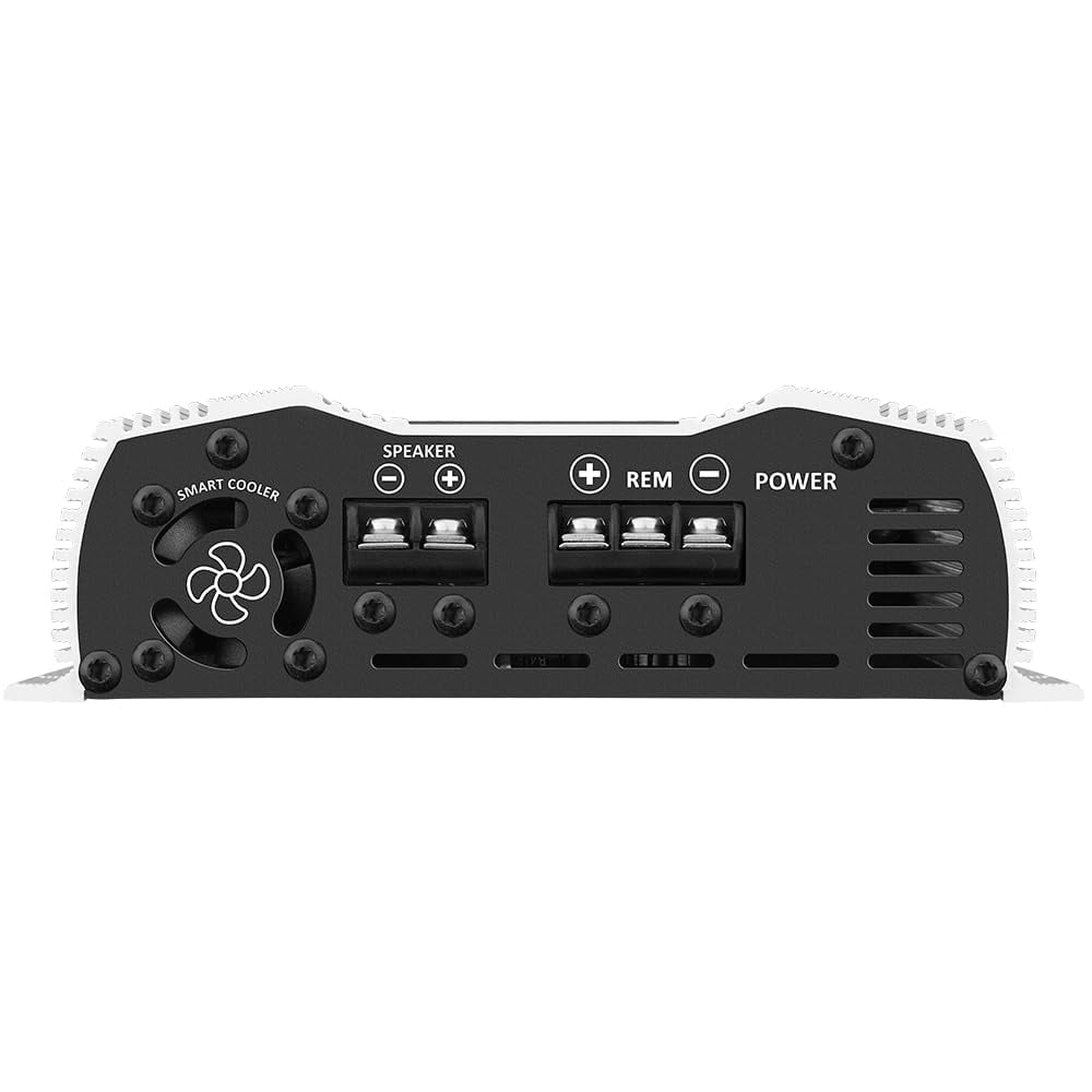 Taramps Bass 800 2 Ohms Monoblock Amplifier 800 Watts Rms 1 Channel 14.4VDC Out Power Full Range, Great for Sub/Bass - Rca/High Level Input, Car Audio