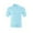 Light Blue, variant on yillto Men's Shirts Short Sleeve Cotton Summer Button Tee Casual Pullover Shirt Solid Color Basic Tops