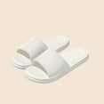 thumbnail image 4 of Womens White Cloud Slides - Ultra Soft EVA Foam Sandals, Non-Slip House Slippers for Shower, Indoor, Outdoor & Travel,Size 38, 4 of 6