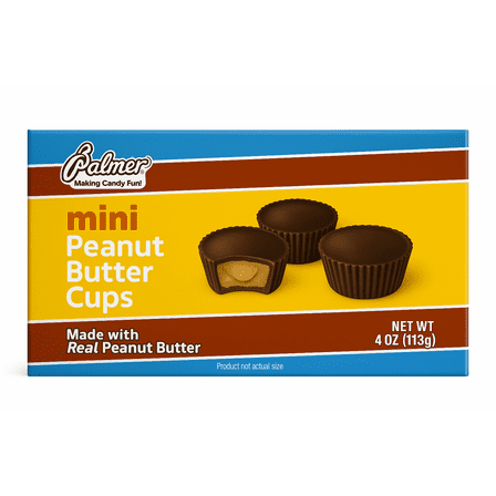 Palmer Mini Peanut Butter Cups, 4 oz Box