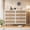 ‎White, variant on IdealHouse Rattan 8 Drawer Tall Dresser, Deep Drawers & Wide Top Wooden Chest of Drawers, Storage Organizer for Bedroom Closet Living Room Hallway, White