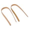 thumbnail image 4 of 2Pcs Bag Hand Strap Split Leather DIY Hand Made Handbag Parts with 8 Set Bronze Rivets(Beige ), 4 of 8