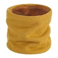 thumbnail image 1 of Calentador de cuello de invierno, cómodo y térmico, para ciclismo en climas fríos Amarillo, 1 of 8