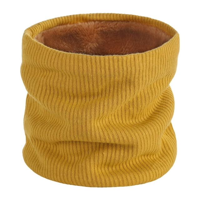 GUOOL Winter Neck Warmer Comfortable Thermal Snood for Cycling Biking Cold Weather Yellow