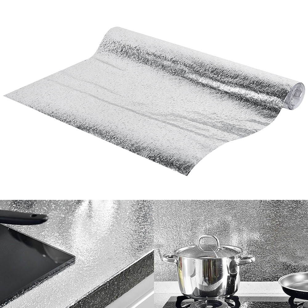 Kitchen Wall-Aluminum Foil Oil-proof Waterproof Stove Self Adhesive Sticker Home 
