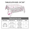 thumbnail image 7 of Wukai Breast Cancer Awareness (4) Waterproof Tablecloth for Kitchen Dining, Fits Square Tables for 2-4 Seats -54"x54", 7 of 7