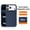 Blue, variant on Kryonix For iPhone 17 Pro 6.3" Case Built-In Magnetic MagSafe Compatible Wireless Charging Car Mount Adsorption Sweatproof Anti-Slip Anti-Fingerprint Protective Case,Blue