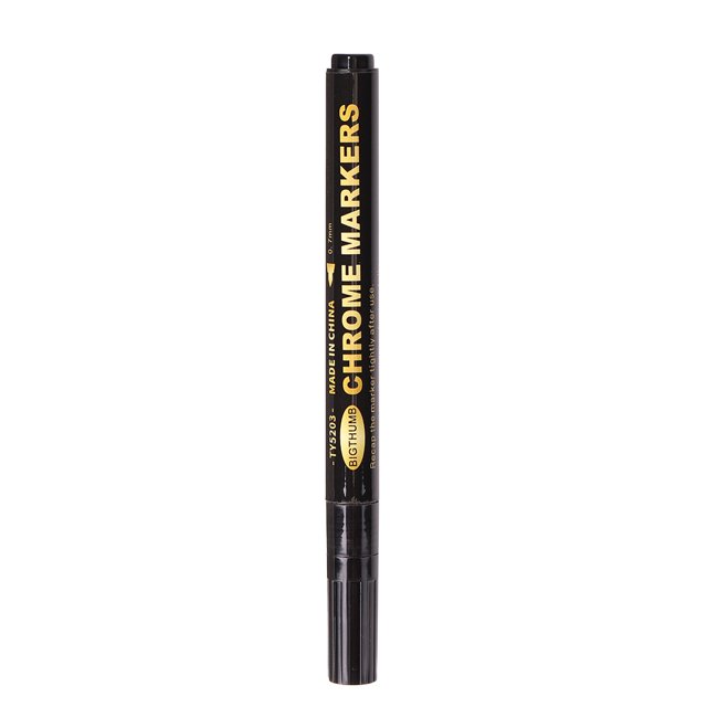 Rotulador De Espejo, Bolígrafo De Manualidades Para Estudiantes, Papelería De Pintura Diy (0,7Mm Dorado)