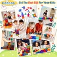 thumbnail image 4 of Azulejos magnéticos de construcción Coodoo Kids Toys 60 unidades a partir de 3 años, 4 of 6
