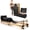 Black Style 2, variant on Chantmo Wall Mounted Pilates Reformer Machine Maple Wood Springboard with Resistance Springs Fitness Trainer for Home Studio