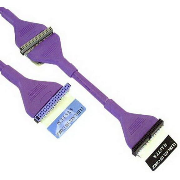IEC L12417-02 Ultra ATA Dual IDE Cable 24in Round Violet