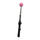 thumbnail image 4 of Palo de calentamiento telescópico, entrenador de swing de golf telescópico, mejora la fuerza del ritmo Negro rosa, 4 of 9