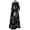 Black, variant on Abaya Dress for Elegant Women's Long Sleeve Abaya Dress Casual Button Down Dubai Style Outfit